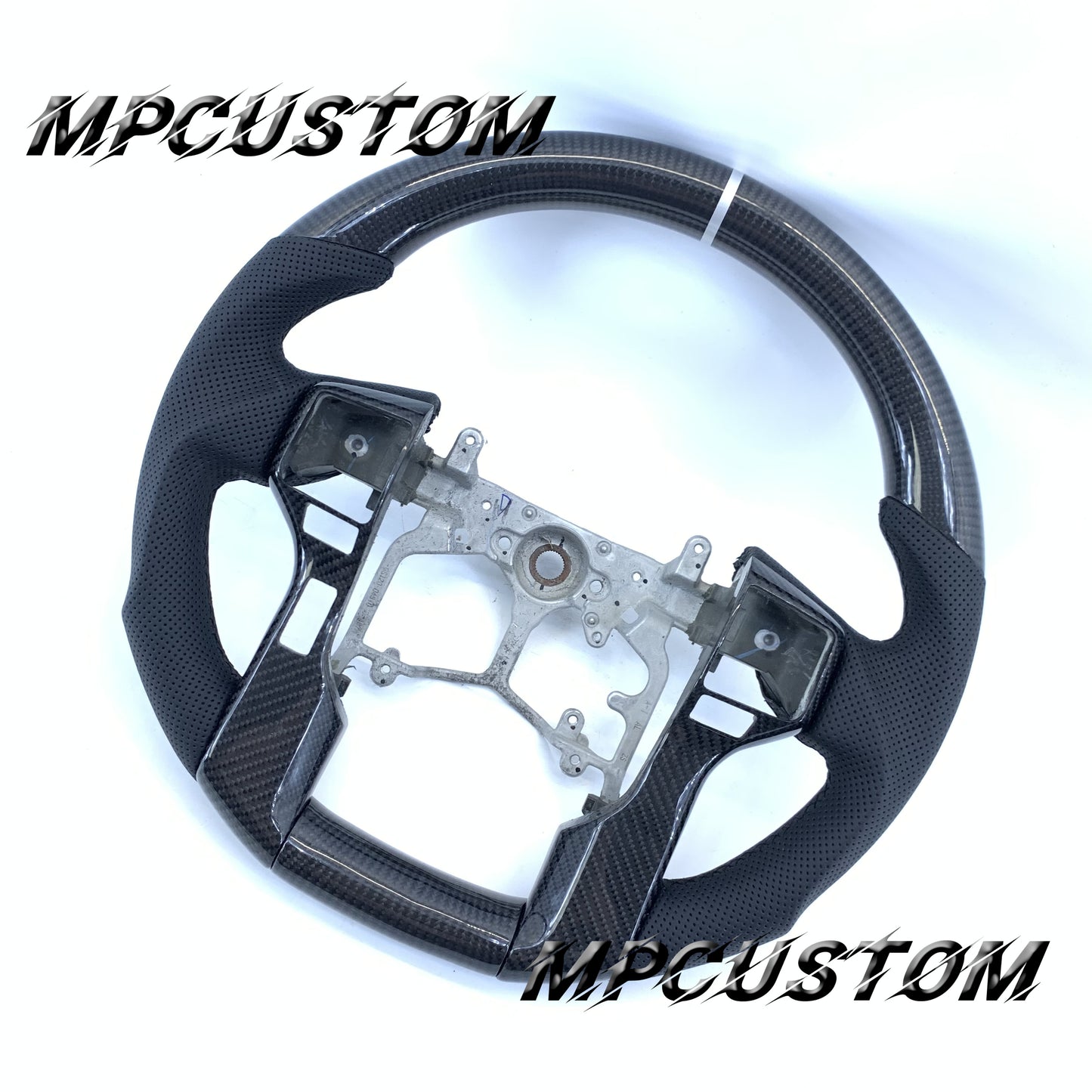 Mpcustom Toyota Tundra 2014-2017 carbon fiber steering wheel round top