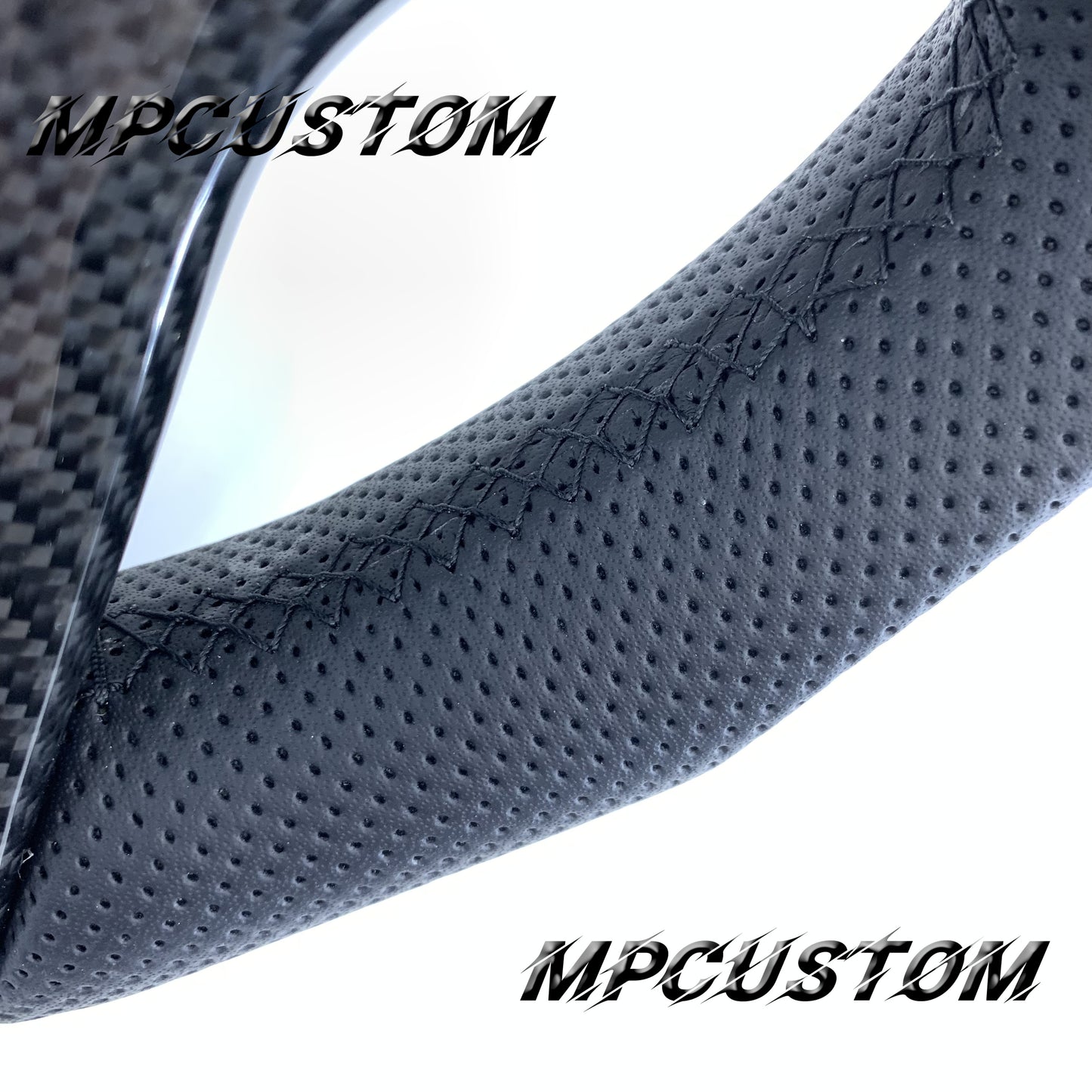 Mpcustom Toyota Tundra 2014-2017 carbon fiber steering wheel round top