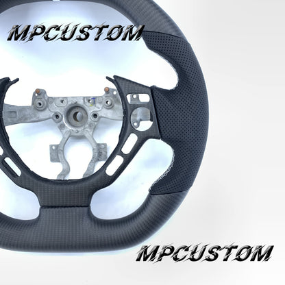 Mpcustom Nissan GTR R35 2009-2016 carbon fiber steering wheel white stripe line