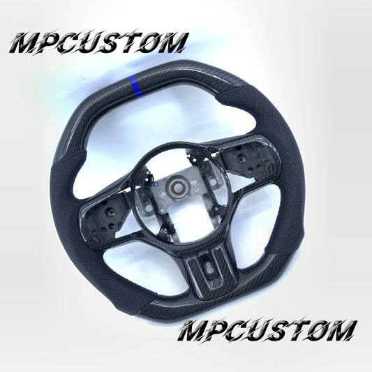 Mpcustom for Mitsubishi Lancer Evolution Evo X 2008-2015 carbon fiber steering wheel gloss