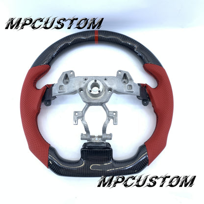Mpcustom for Infiniti G37 2007-2015 carbon fiber steering wheel round top