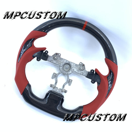 Mpcustom for Infiniti G37 2007-2015 carbon fiber steering wheel round top