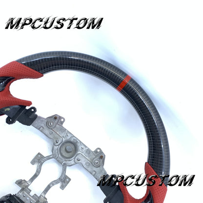 Mpcustom for Infiniti G37 2007-2015 carbon fiber steering wheel round top
