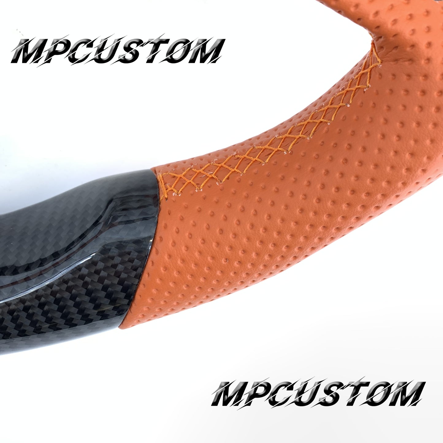 Mpcustom for Honda 10th gen Civic 2016-2021 carbon fiber steering wheel flat top