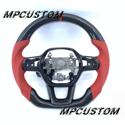 Mpcustom for Honda 11th gen Civic carbon fiber steering wheel gloss