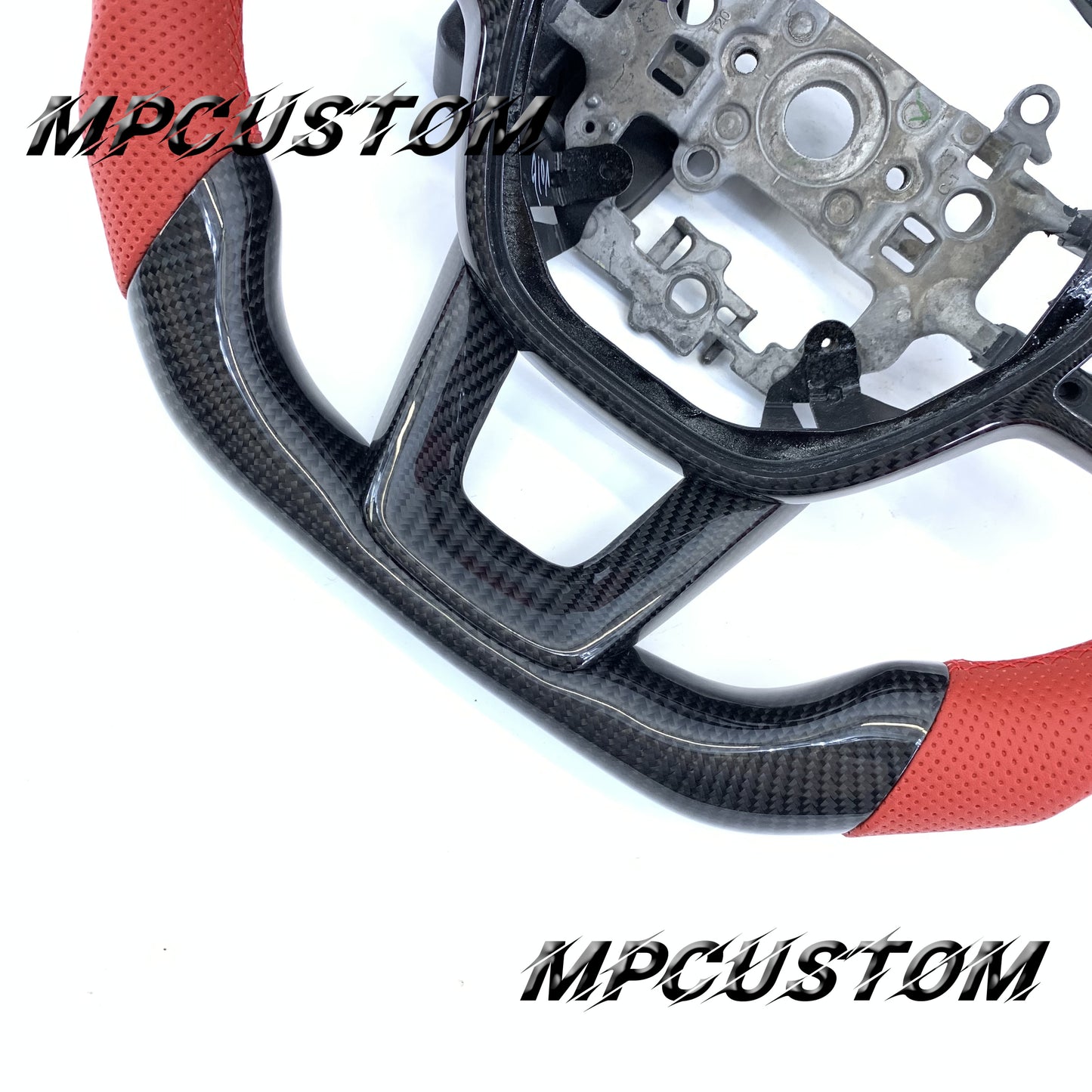 Mpcustom for Honda 11th gen Civic carbon fiber steering wheel gloss