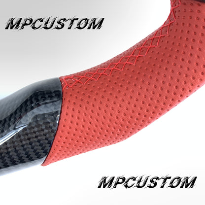 Mpcustom for Honda 11th gen Civic carbon fiber steering wheel round top