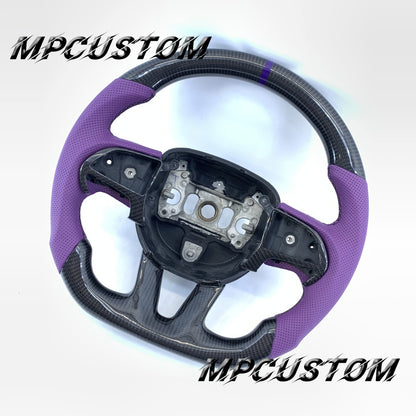 Mpcustom for Dodge Charger 2015-2021 carbon fiber steering wheel gloss
