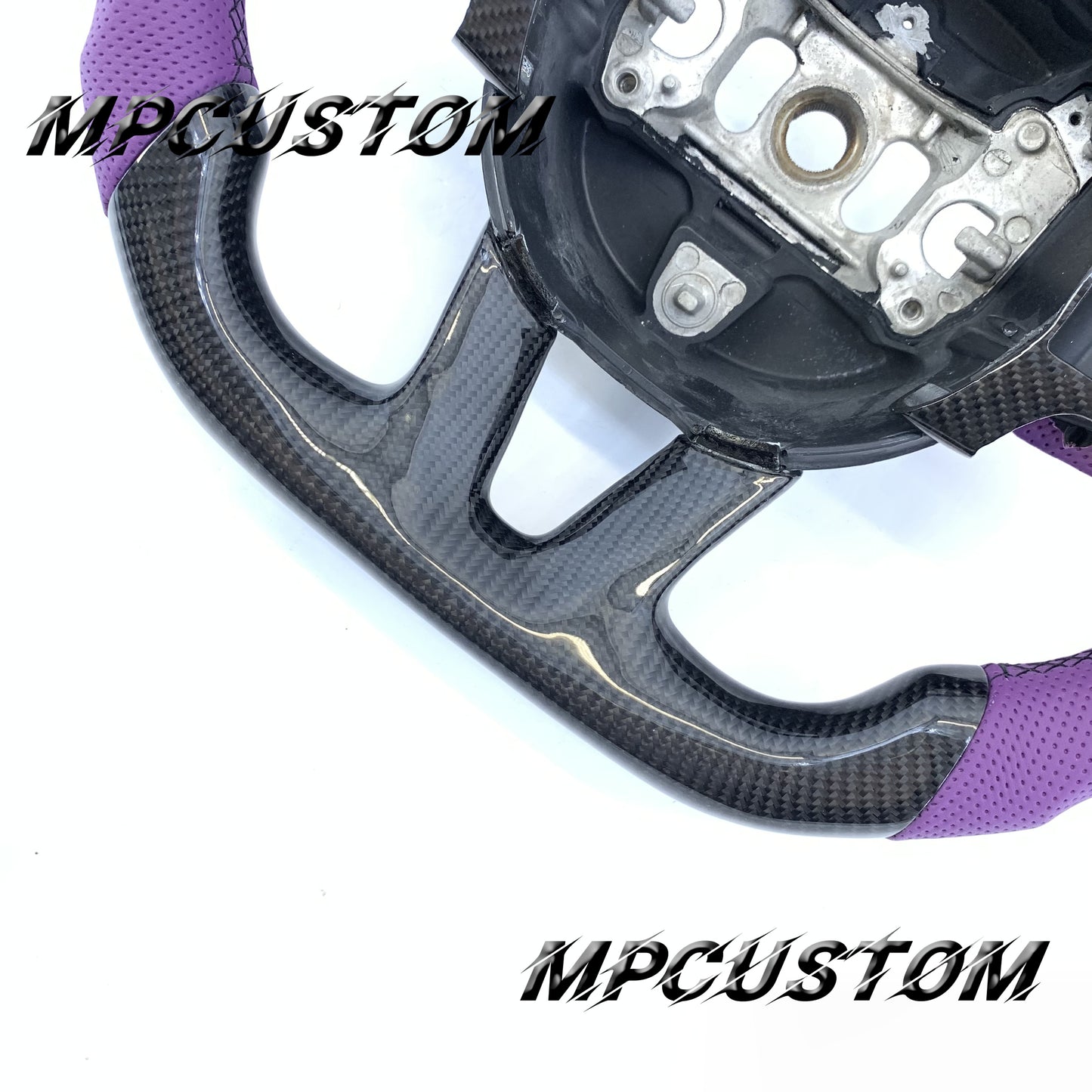 Mpcustom for Dodge Charger 2015-2021 carbon fiber steering wheel round top