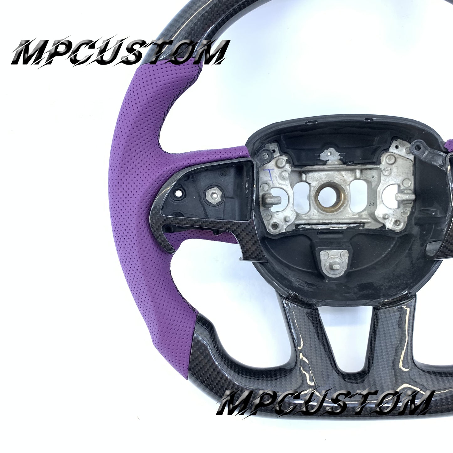 Mpcustom for Dodge Charger 2015-2021 carbon fiber steering wheel round top