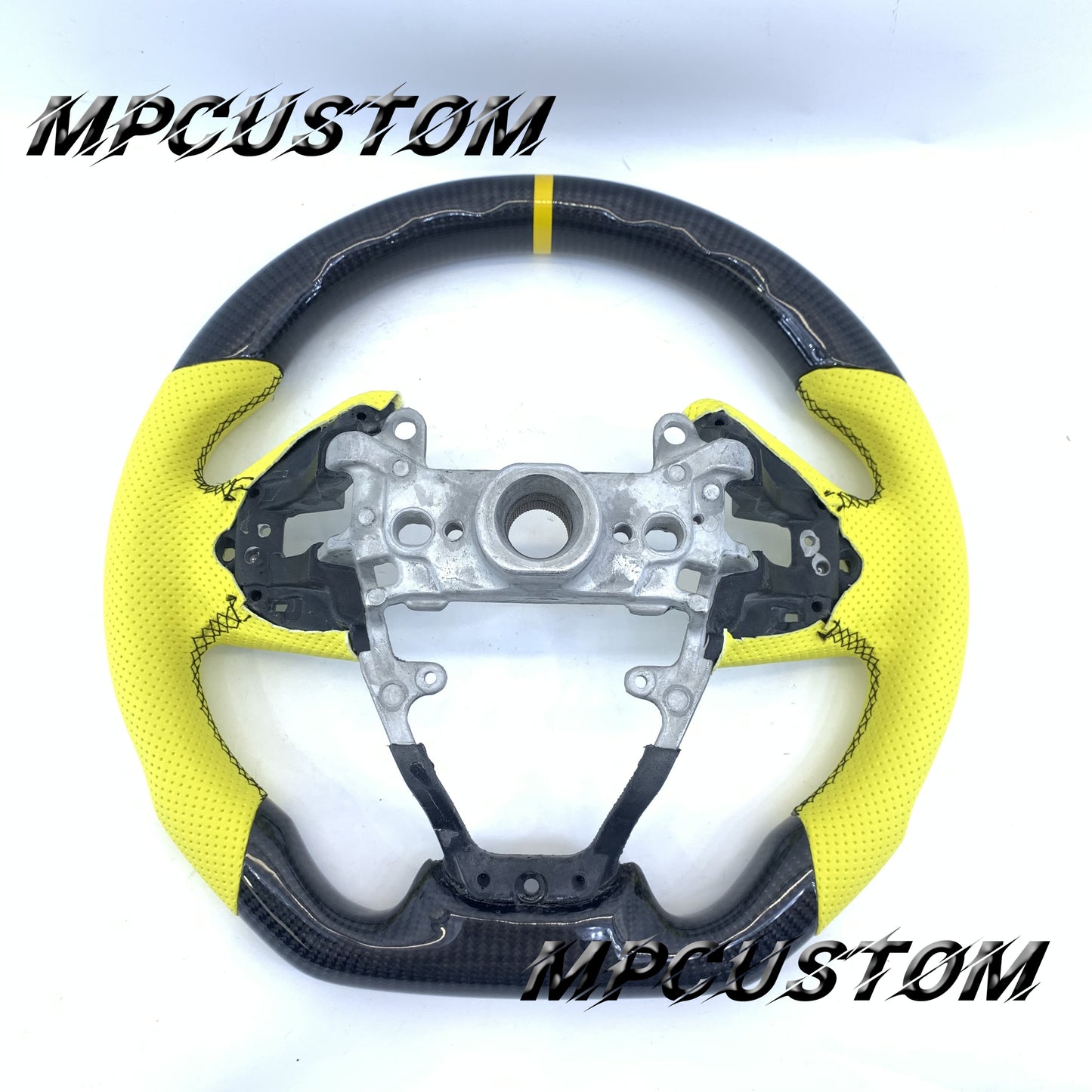 Mpcustom Honda 10th gen Civic SI 2016-2021 carbon fiber steering wheel round top