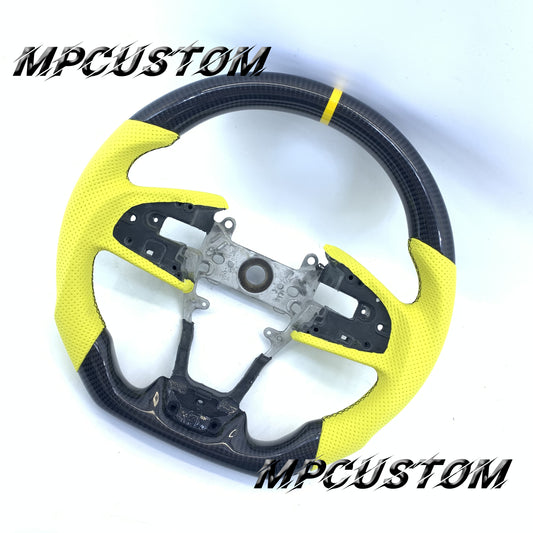 Mpcustom Honda 10th gen Civic SI 2016-2021 carbon fiber steering wheel round top