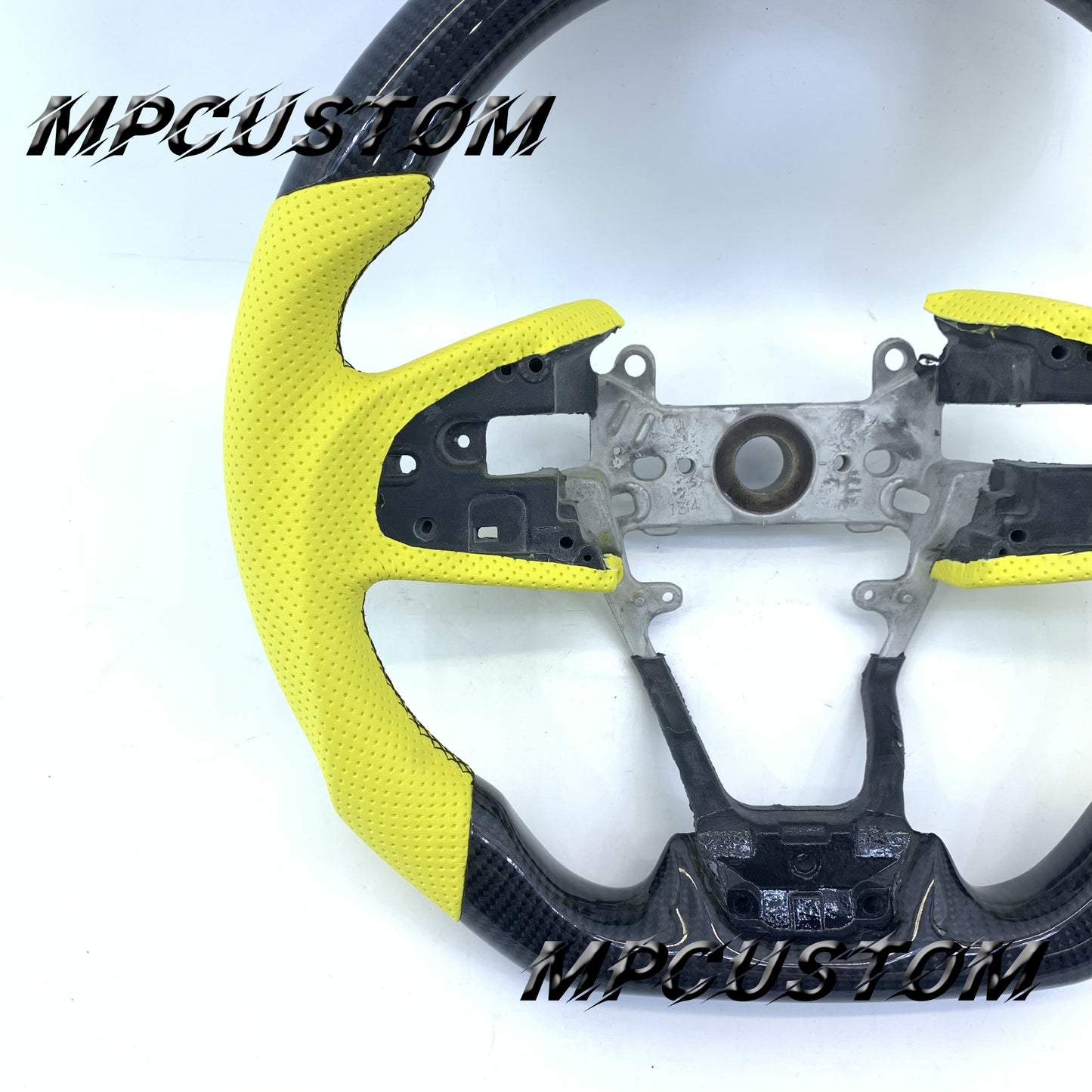 Mpcustom Honda 10th gen Civic SI 2016-2021 carbon fiber steering wheel round top