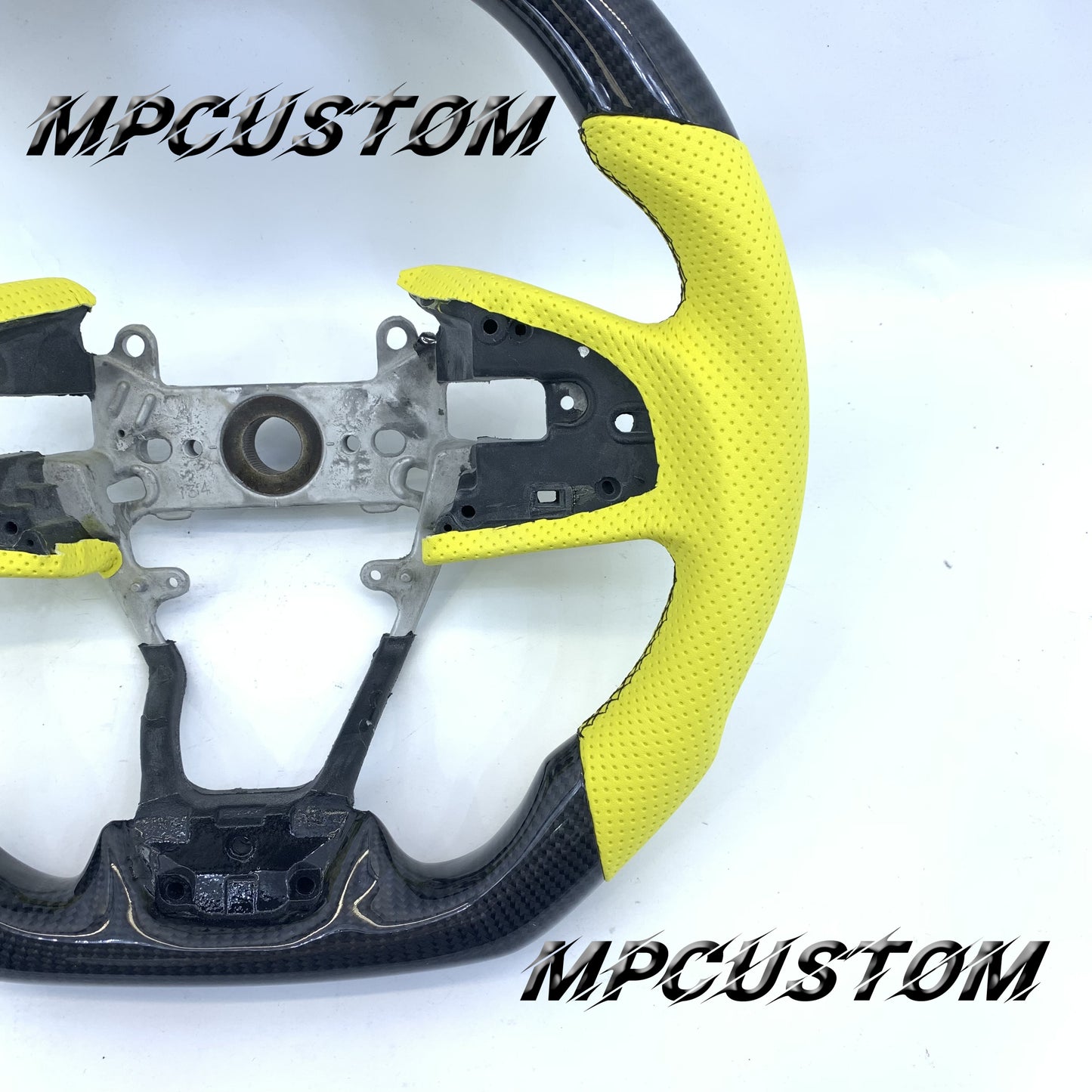 Mpcustom Honda 10th gen Civic SI 2016-2021 carbon fiber steering wheel flat bottom
