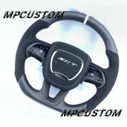 Mpcustom Dodge Charger 2015-2021 carbon fiber steering wheel round top