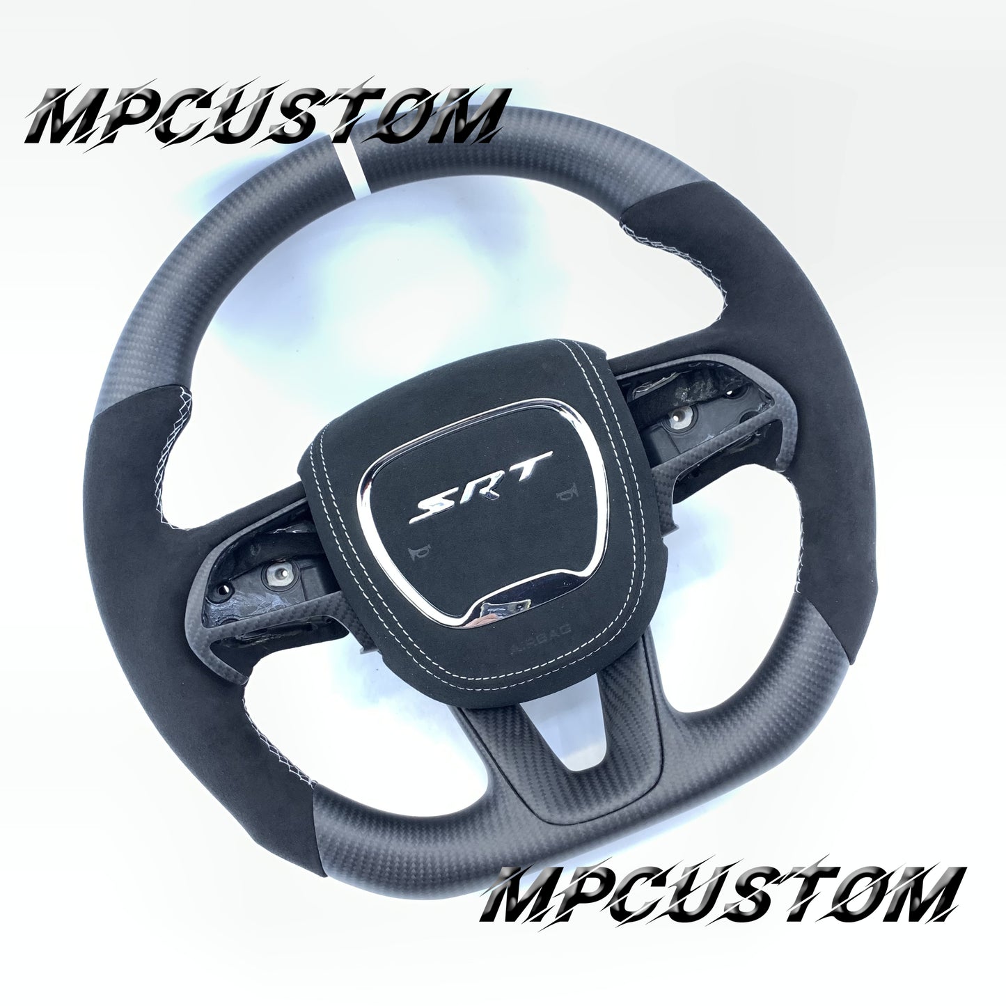 Mpcustom Dodge Charger 2015-2021 carbon fiber steering wheel matte