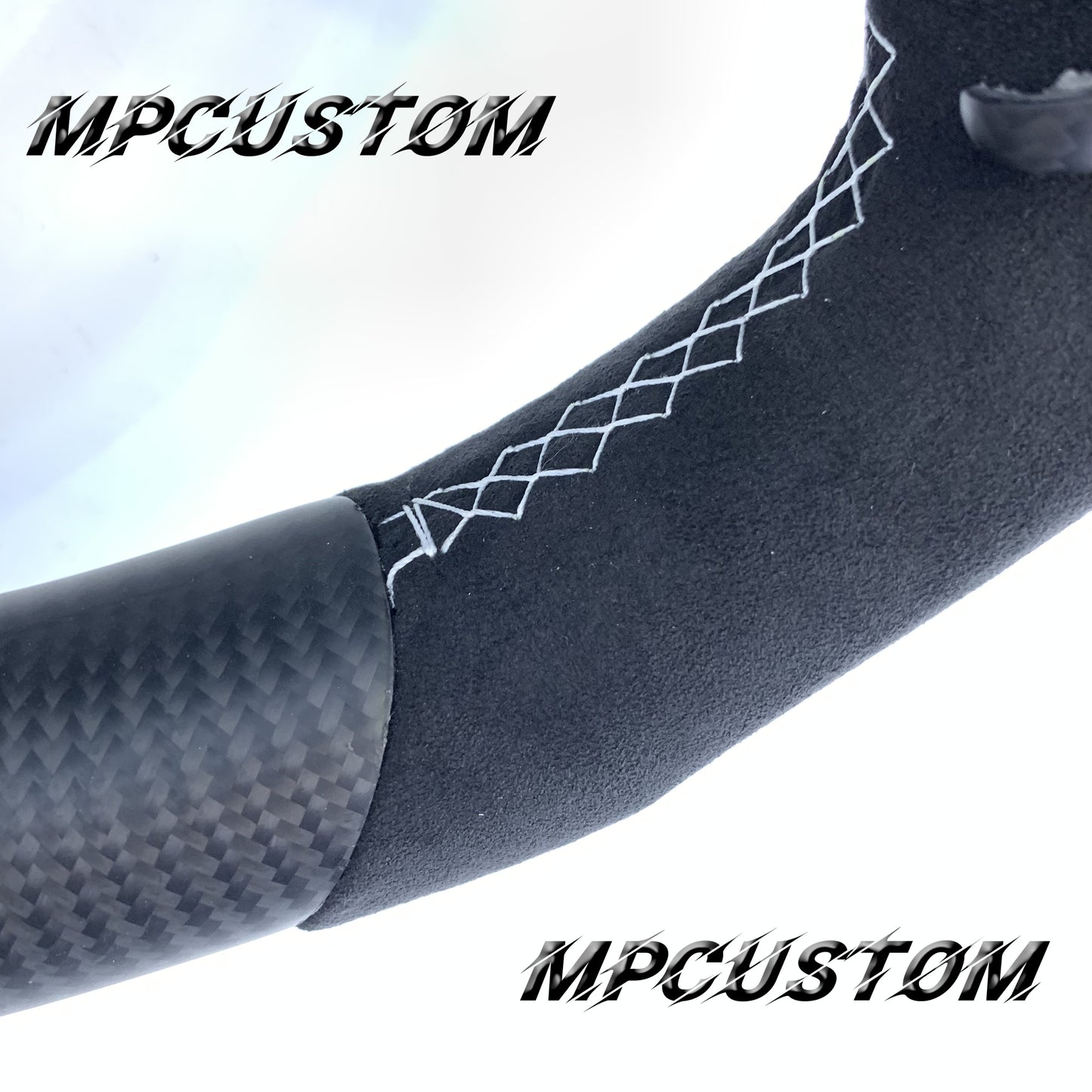 Mpcustom Dodge Charger 2015-2021 carbon fiber steering wheel round top