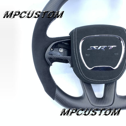 Mpcustom Dodge Charger 2015-2021 carbon fiber steering wheel round top