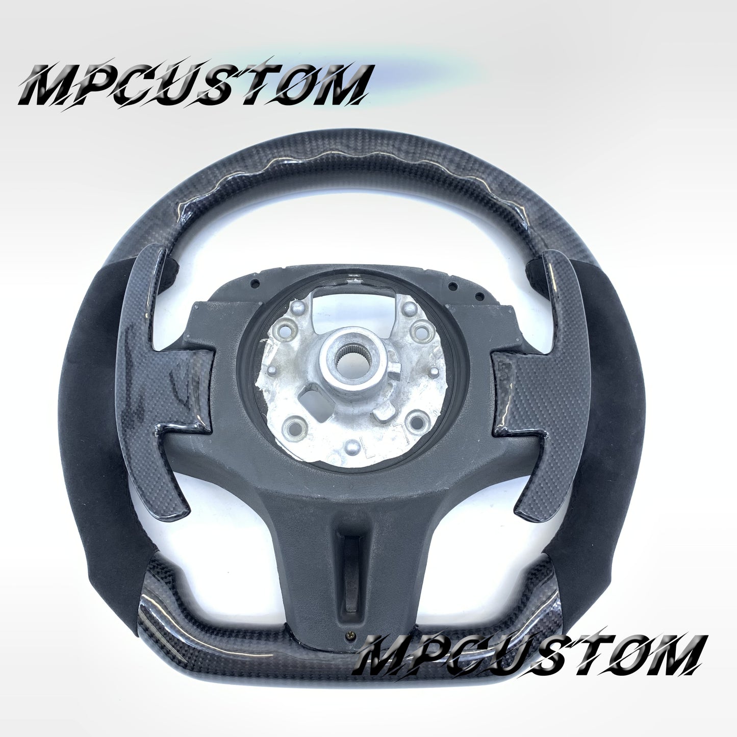 Mpcustom BMW G series carbon fiber steering wheel round top