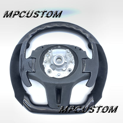 Mpcustom BMW G series carbon fiber steering wheel round top