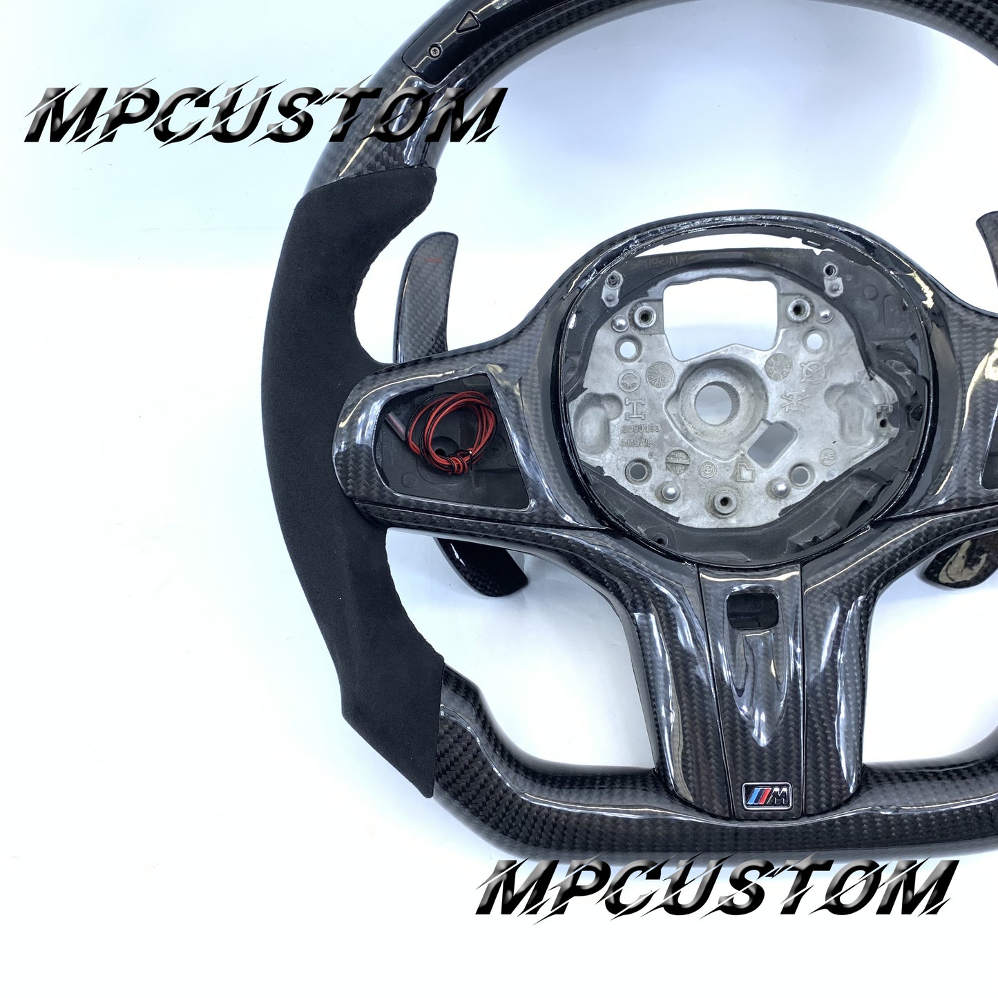 Mpcustom BMW G series carbon fiber steering wheel led