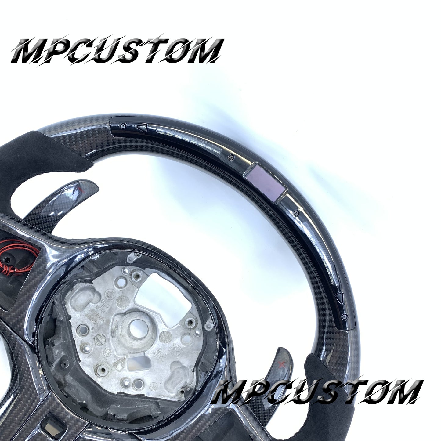Mpcustom BMW G series carbon fiber steering wheel led