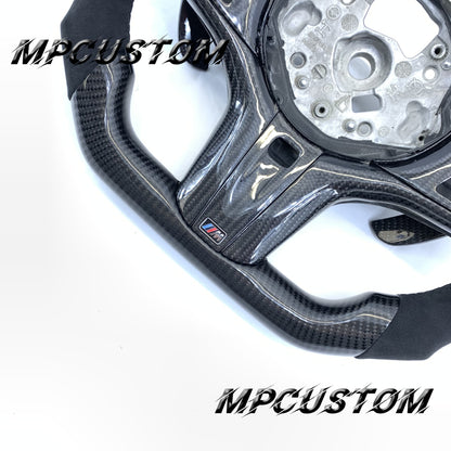 Mpcustom BMW G series carbon fiber steering wheel led