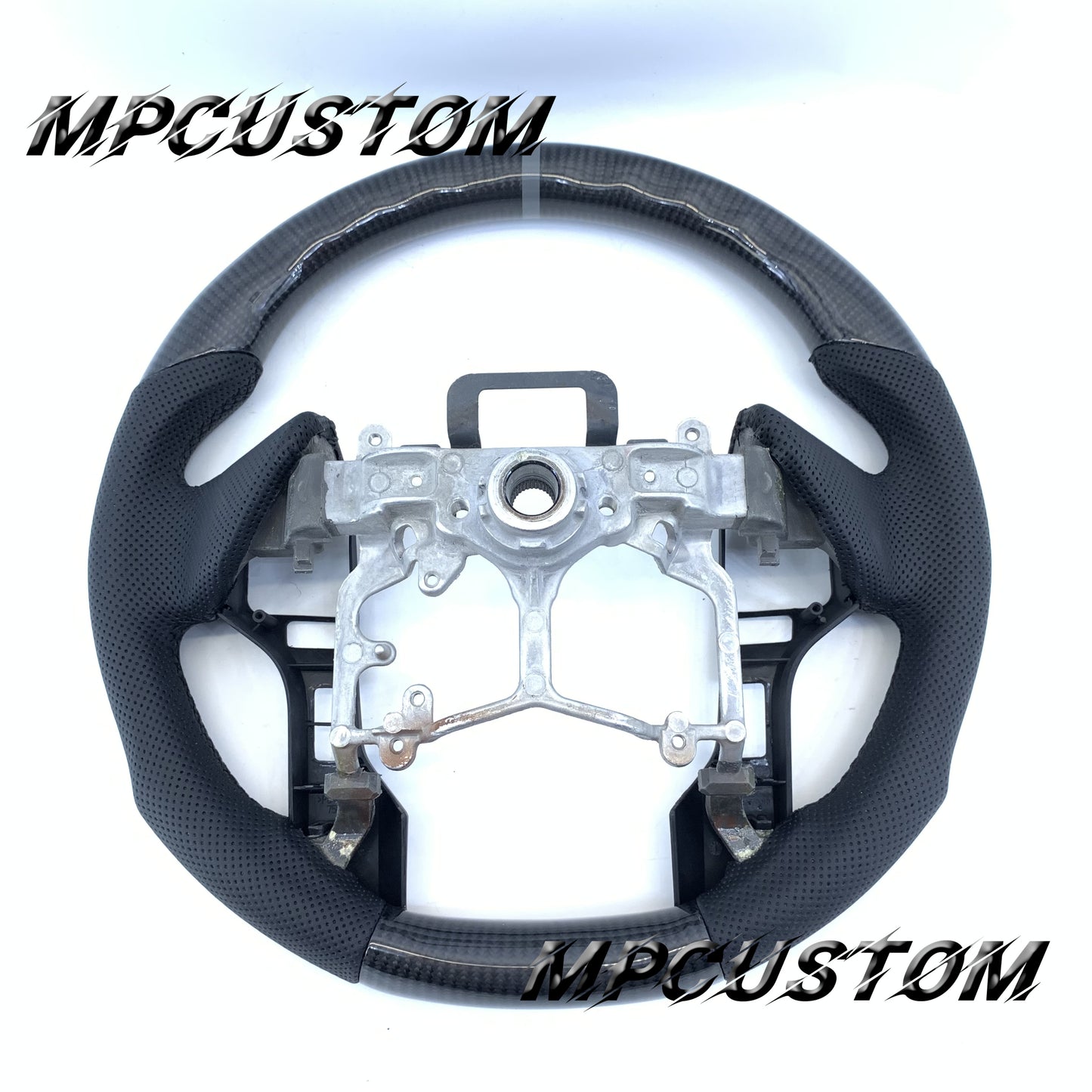 Mpcustom Toyota Tundra 2014-2020 carbon fiber steering wheel flat bottom
