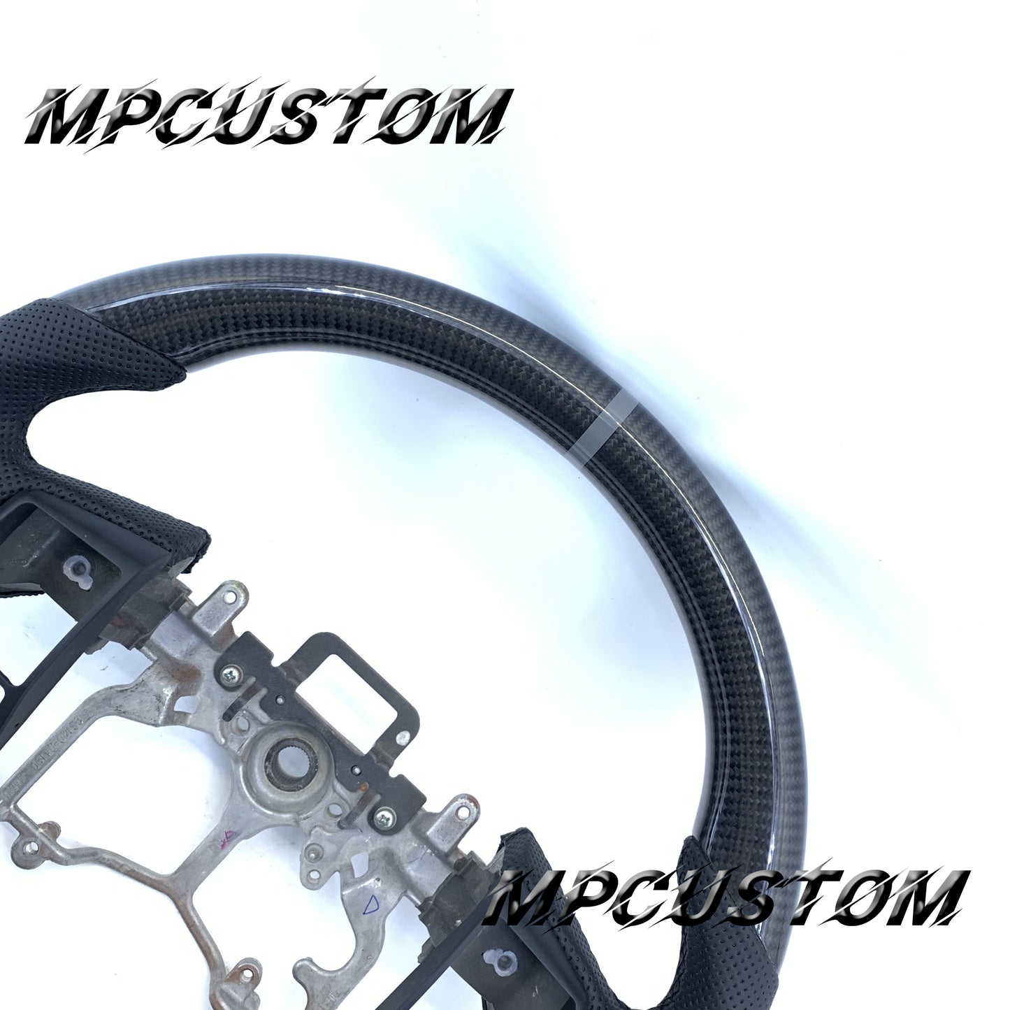 Mpcustom Toyota Tundra 2014-2020 carbon fiber steering wheel flat bottom
