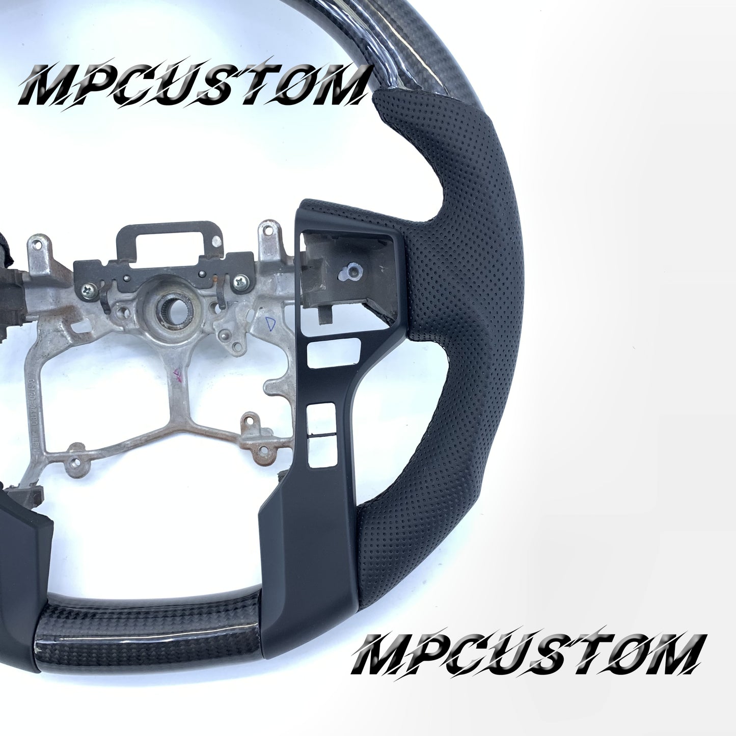 Mpcustom Toyota Tundra 2014-2020 carbon fiber steering wheel round top