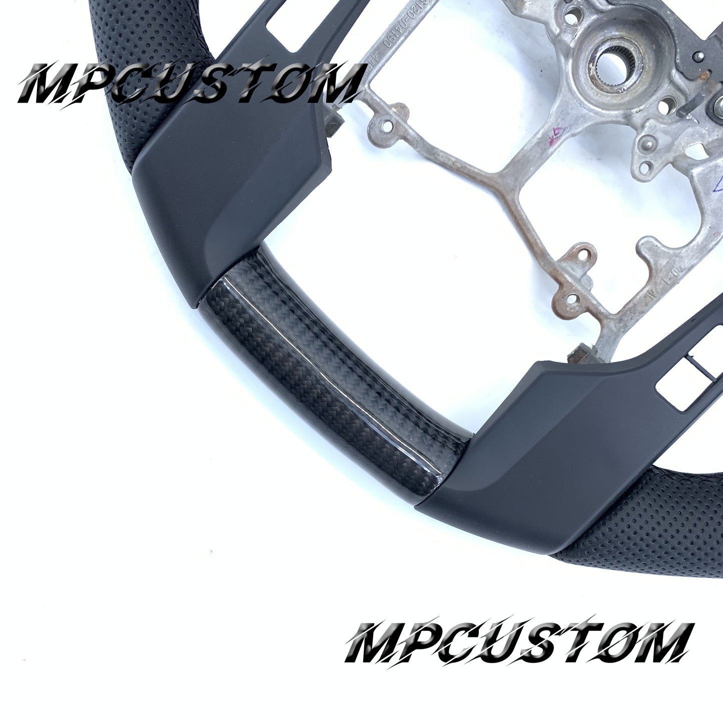 Mpcustom Toyota Tundra 2014-2020 carbon fiber steering wheel round top