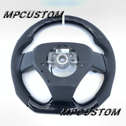 Mpcustom for Toyota IQ carbon fiber steering wheel gloss