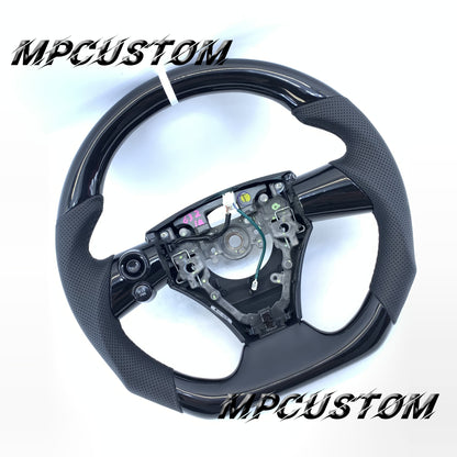 Mpcustom for Toyota IQ carbon fiber steering wheel gloss
