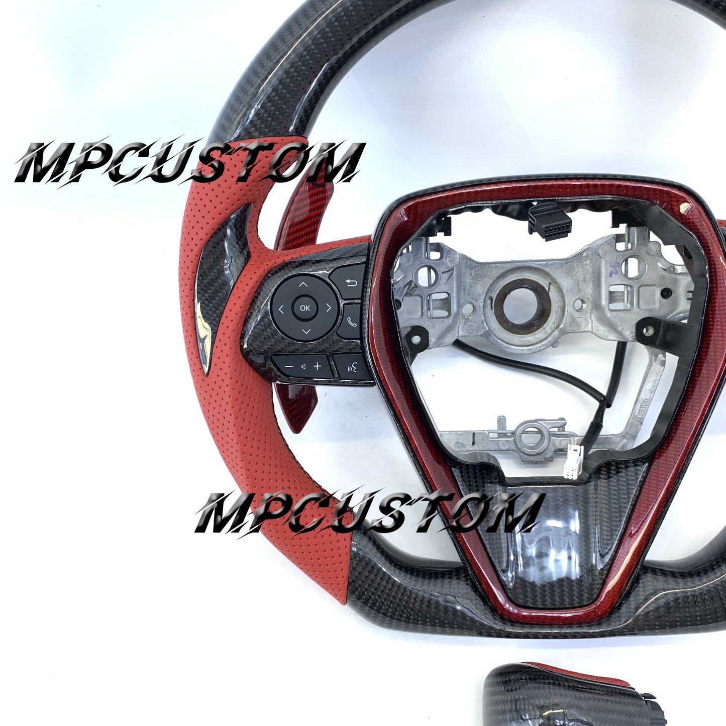MPcustom For Toyota 8th gen camry 2018-2023 carbon fiber steering wheel