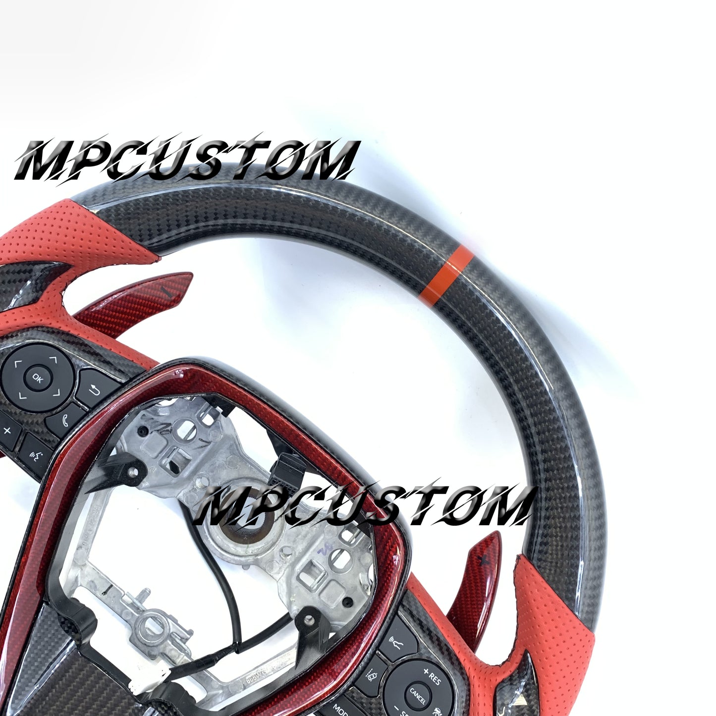 MPcustom For Toyota 8th gen camry 2018-2023 carbon fiber steering wheel