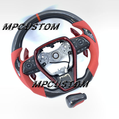 MPcustom For Toyota 8th gen camry 2018-2023 carbon fiber steering wheel