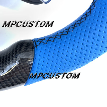 Mpcustom for Cadillac CT5 2023 carbon fiber steering wheel perforated leather