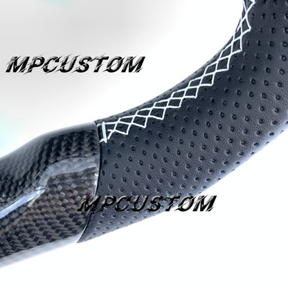 Mpcustom For Ford focus mk3 2015-2018 carbon fiber steering wheel flat top