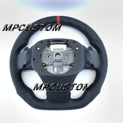 MPcustom for Chevrolet Corvette C6 ZR1 Z06 full leather steering wheel round top