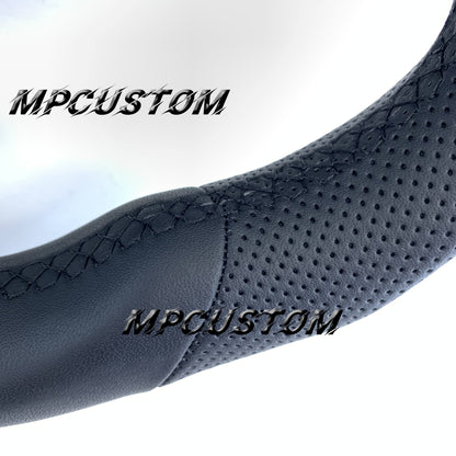 MPcustom for Chevrolet Corvette C6 ZR1 Z06 full leather steering wheel round top