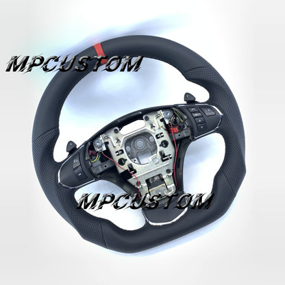 MPcustom for Chevrolet Corvette C6 ZR1 Z06 full leather steering wheel round top