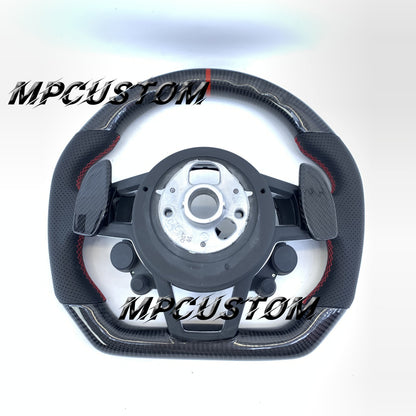 Mpcustom for Audi R8 2016+ carbon fiber steering wheel TT