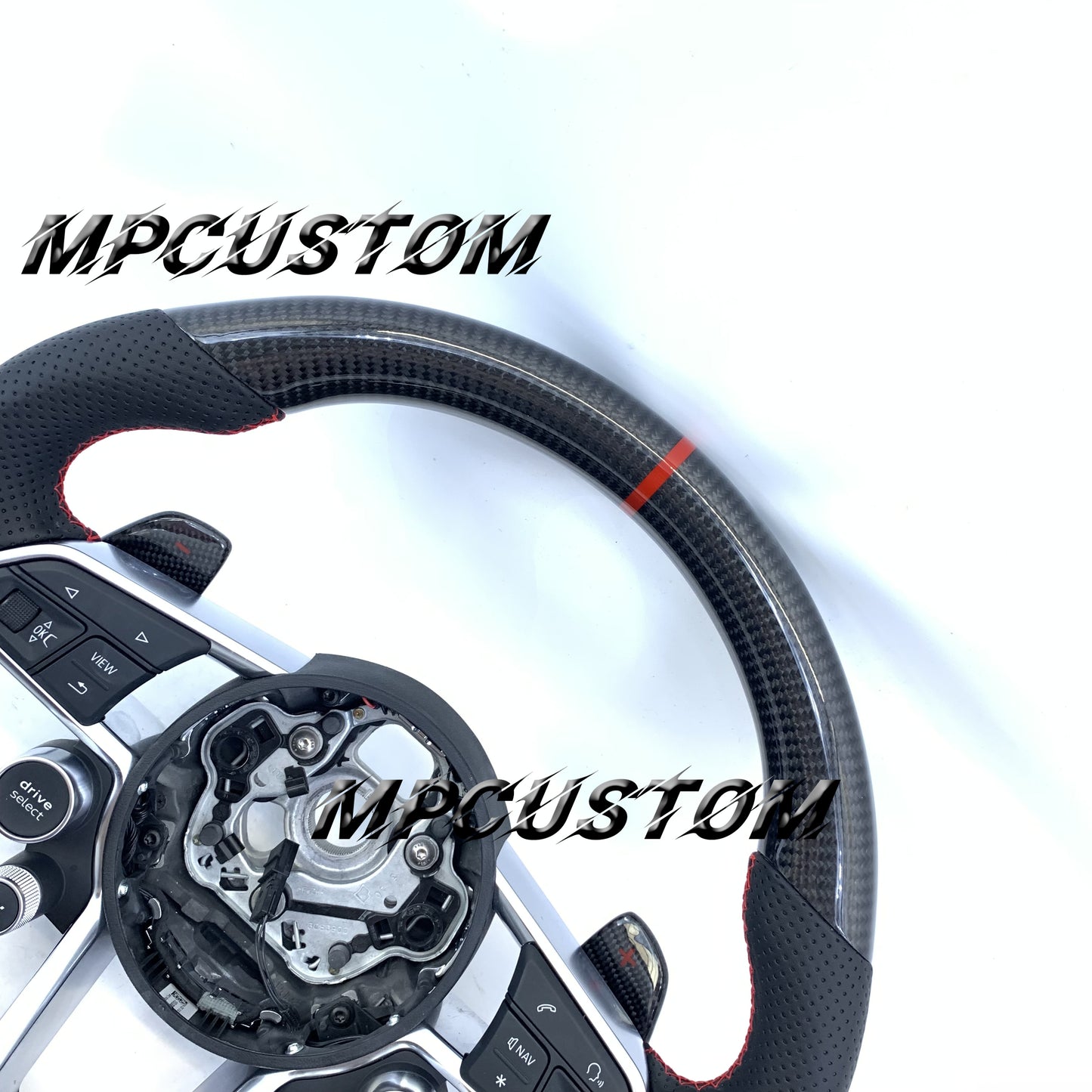 Mpcustom for Audi R8 2016+ carbon fiber steering wheel TT
