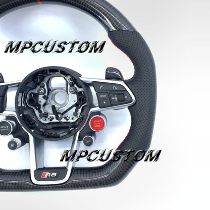 Mpcustom for Audi R8 2016+ carbon fiber steering wheel TT