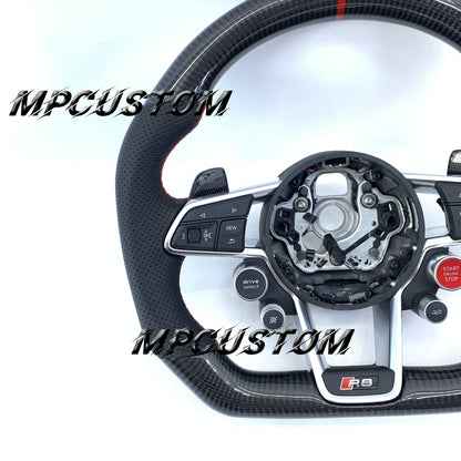 Mpcustom for Audi R8 2016+ carbon fiber steering wheel TT