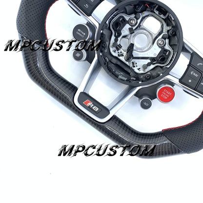 Mpcustom for Audi R8 2016+ carbon fiber steering wheel TT