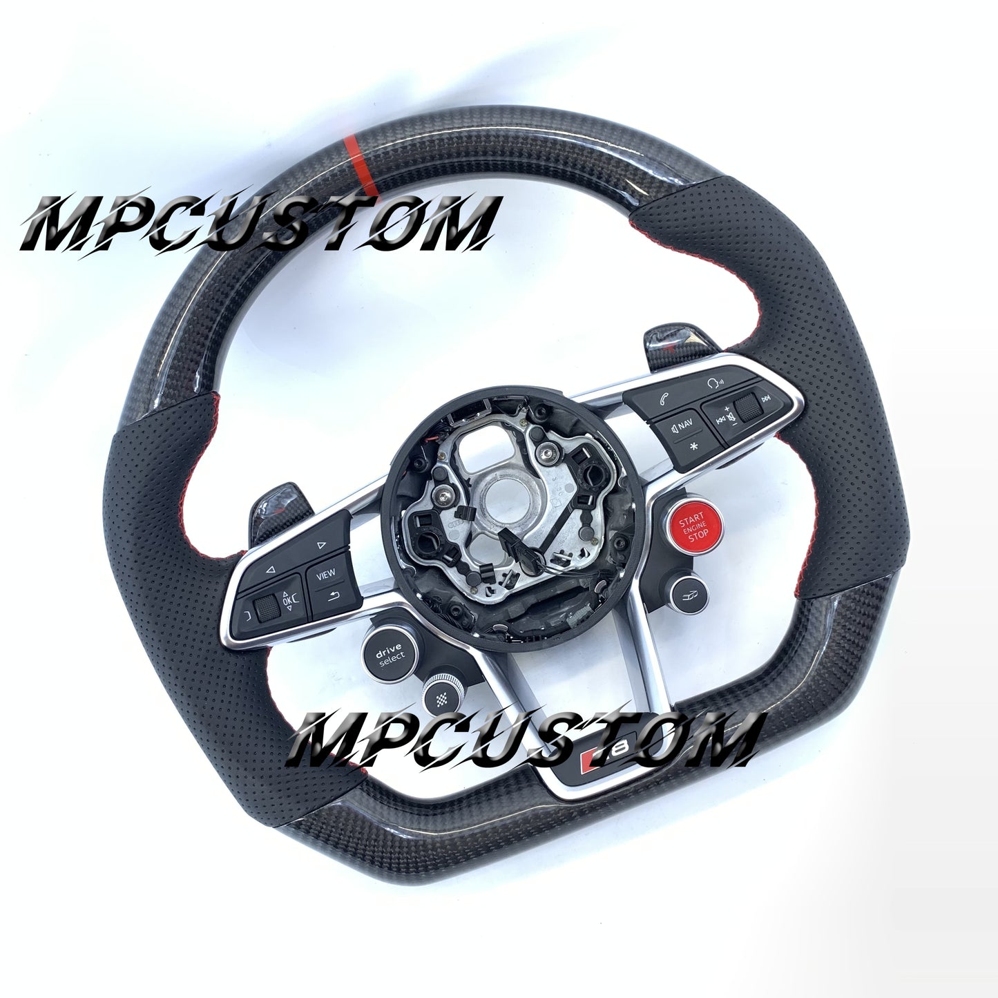 Mpcustom for Audi R8 2016+ carbon fiber steering wheel TT