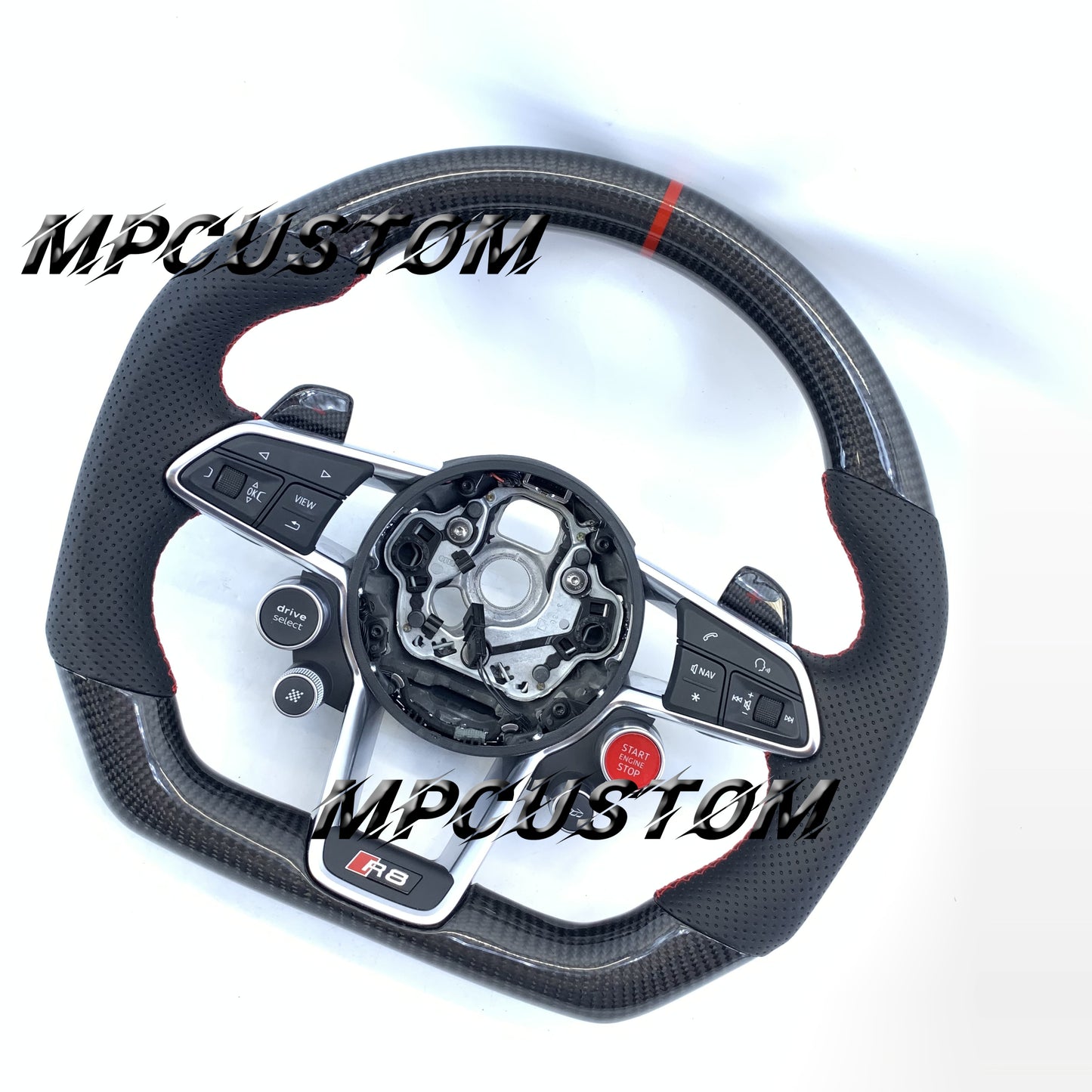 Mpcustom for Audi R8 2016+ carbon fiber steering wheel TT