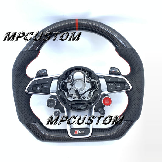 Mpcustom for Audi R8 2016+ carbon fiber steering wheel TT