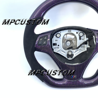 Mpcustom For BMW E90M3/E92M3/320/325/X1E84 carbon fiber steering wheel
